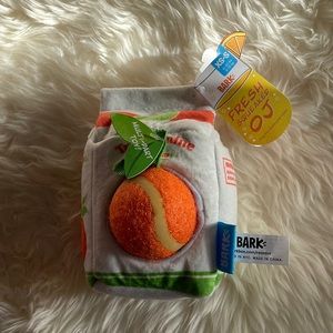 BARK Fresh Squeaked OJ dog toy NWT, for XS-S dogs